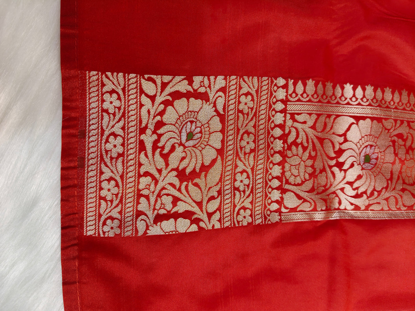 Banarasi Tanchhui Minakari saree Red Shade With Multi Color Mina BTS016 25% Discount