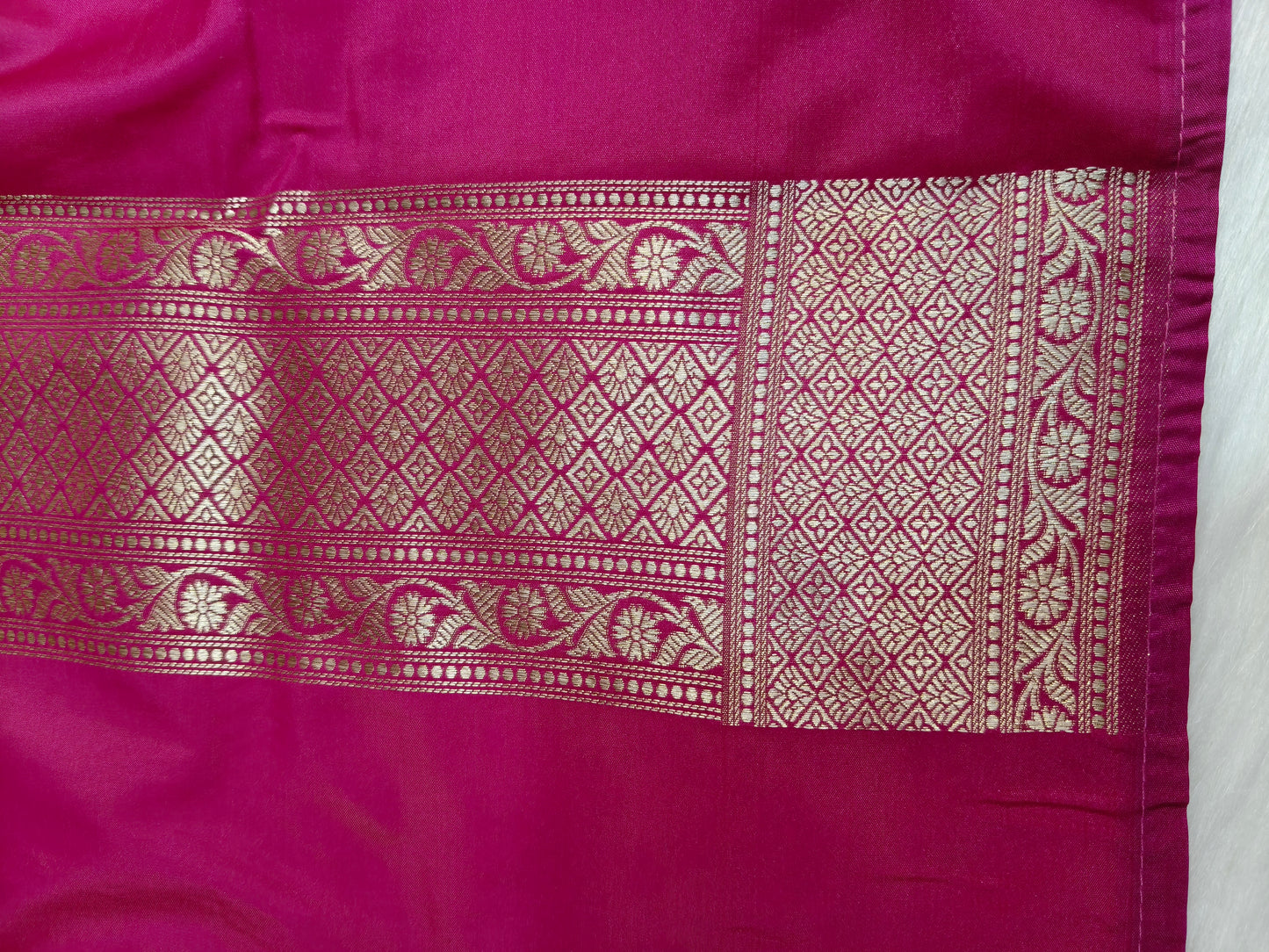 Banarasi Tanchhui Minakari Saree Red Rani Shade With Multi Color Mina BTS021 25% Discount