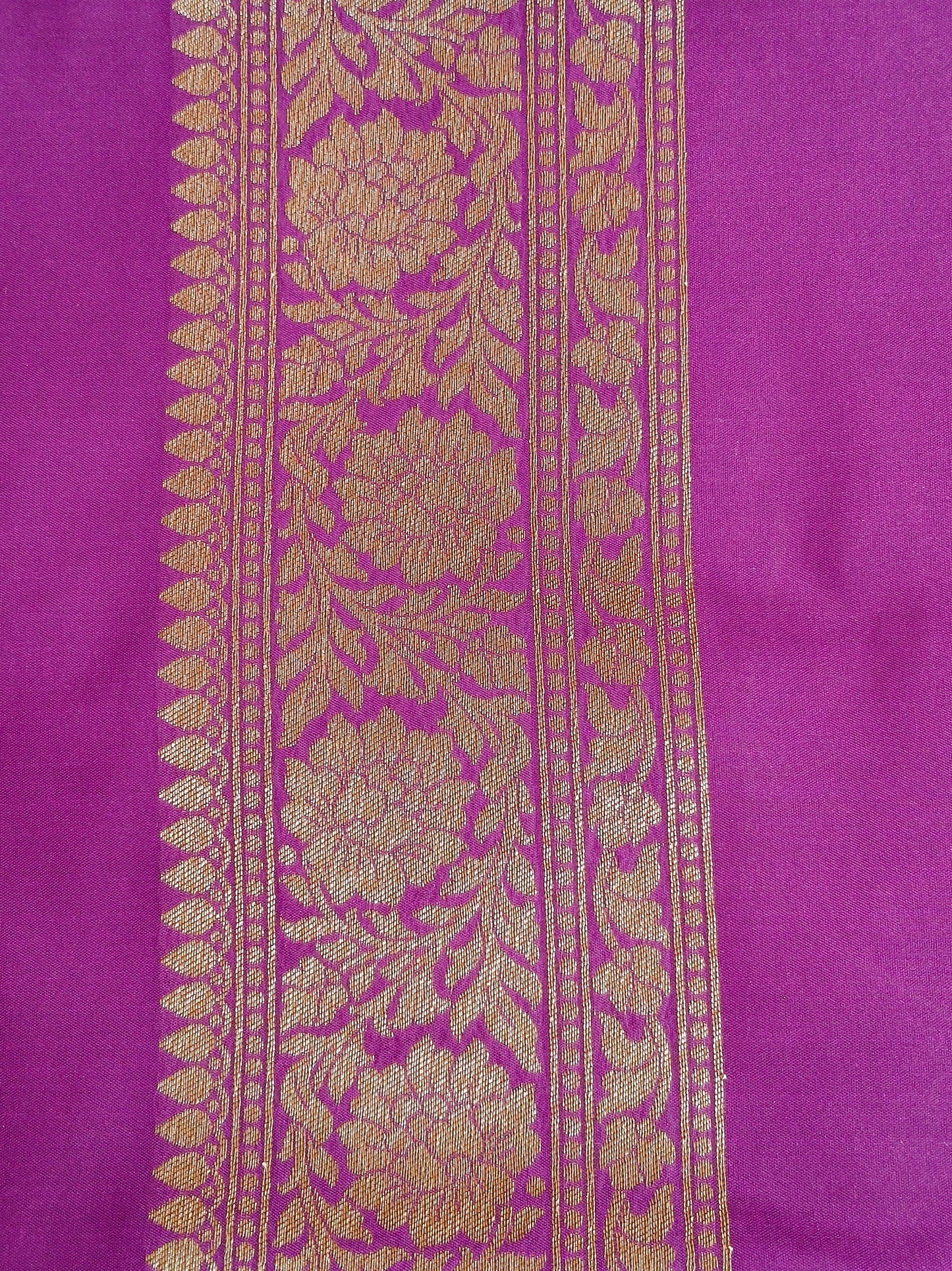 Banarasi Silk Brocade Antique Zari Saree Wine Shade AZ004 75% Discount