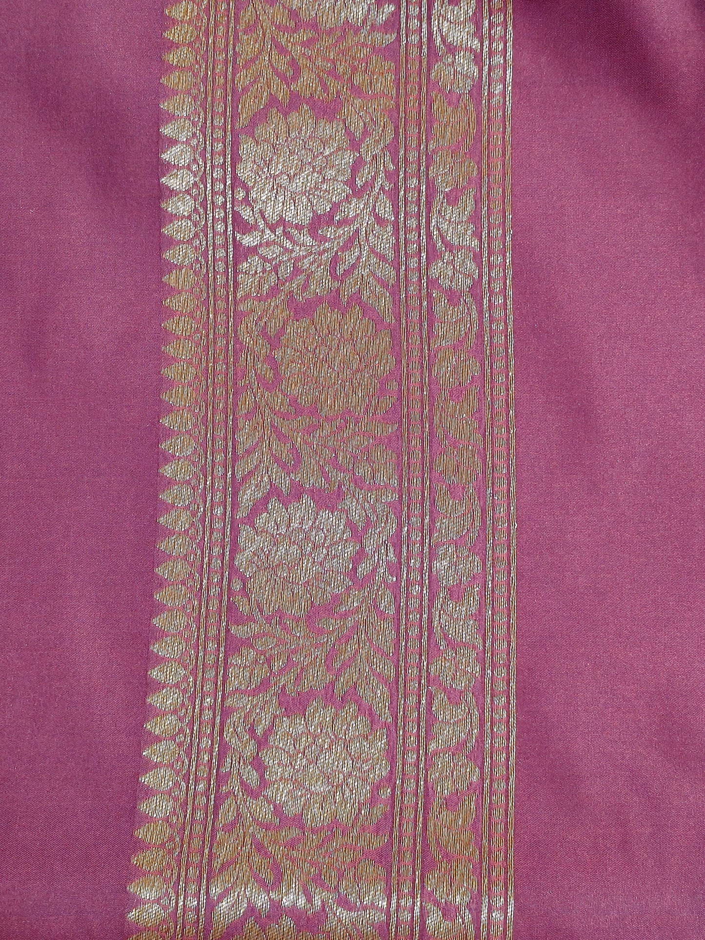 Banarasi Silk Brocade Antique Zari Saree Wine Color AZ002 75% discount