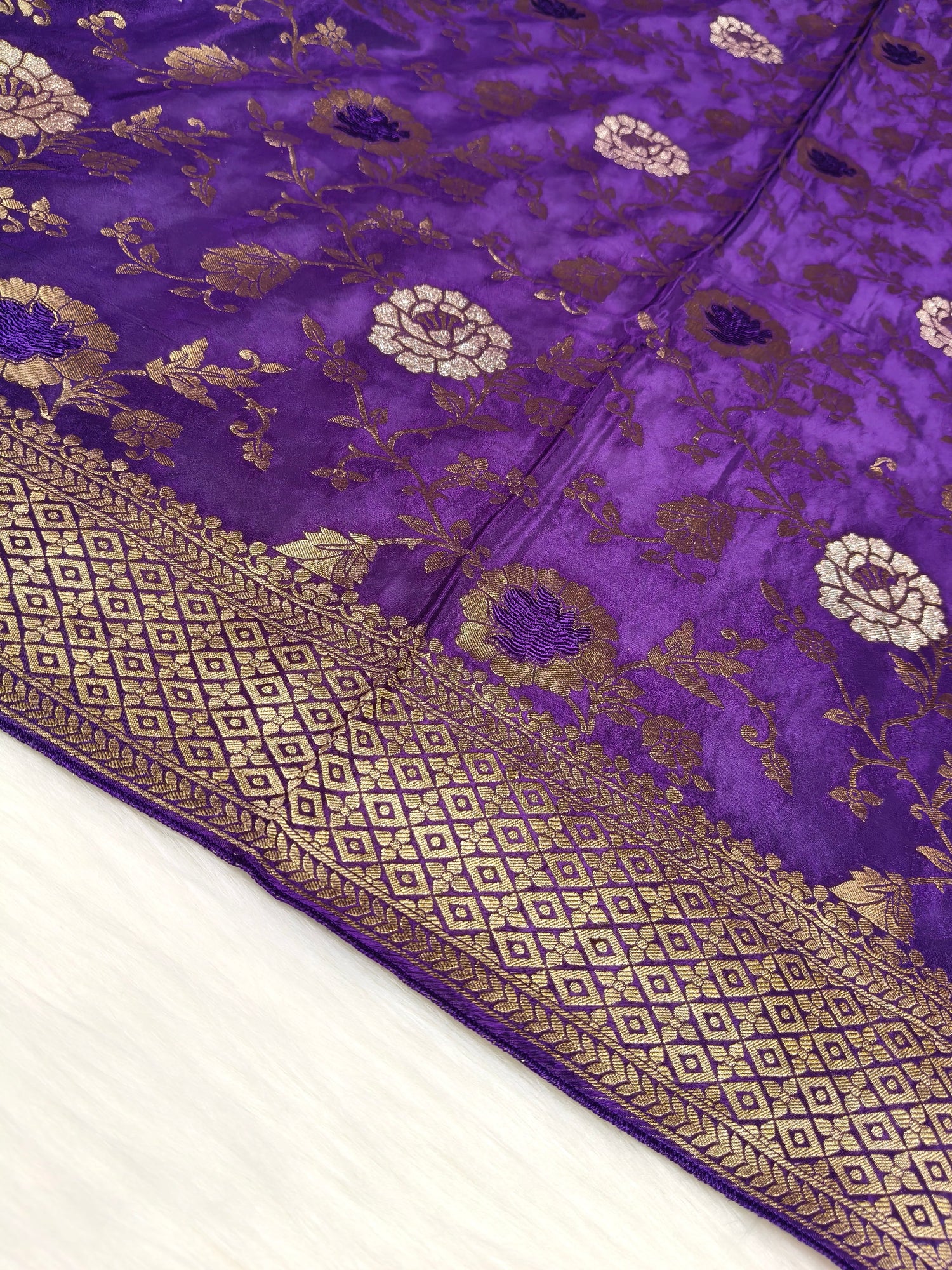crepe banarasi silk saree