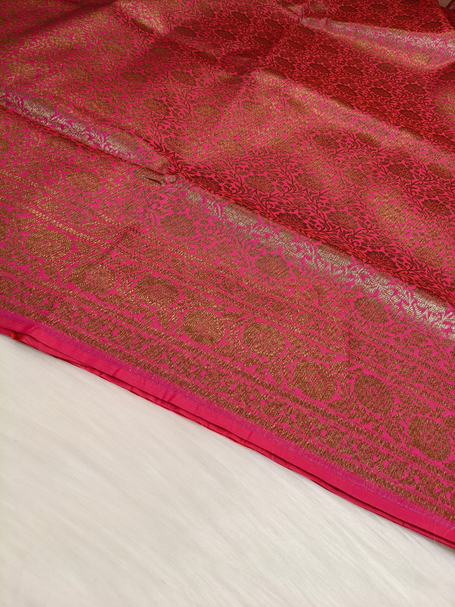 Banarasi Silk Brocade Antique Zari Saree